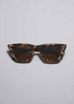 & Other Stories Swimwear | Sunglasses | Angular Cat Eye Sunglasses