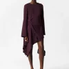 & Other Stories Dresses | Asymmetric Mini Dress Purple
