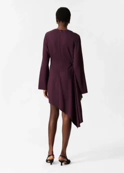 & Other Stories Dresses | Asymmetric Mini Dress Purple
