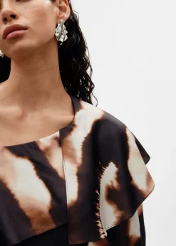 & Other Stories Sets & Suits | Blouses & Shirts | Asymmetric Satin Blouse Brown