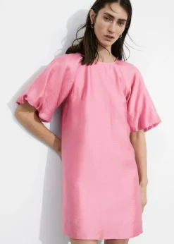 & Other Stories Dresses | Balloon-Sleeve Mini Dress