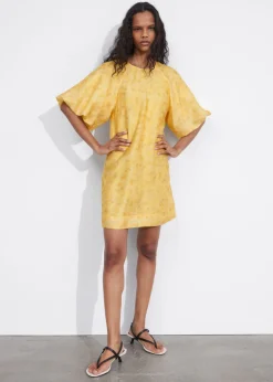 & Other Stories Dresses | Balloon-Sleeve Mini Dress