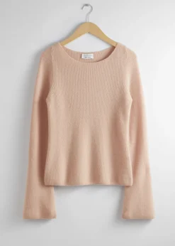 & Other Stories Sweaters & Knits | Bell Sleeve Cashmere Sweater