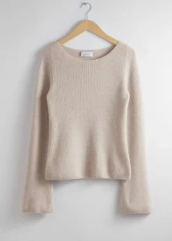 & Other Stories Sweaters & Knits | Bell Sleeve Cashmere Sweater
