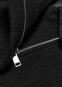 & Other Stories Outerwear | Biker Wool Jacket Black