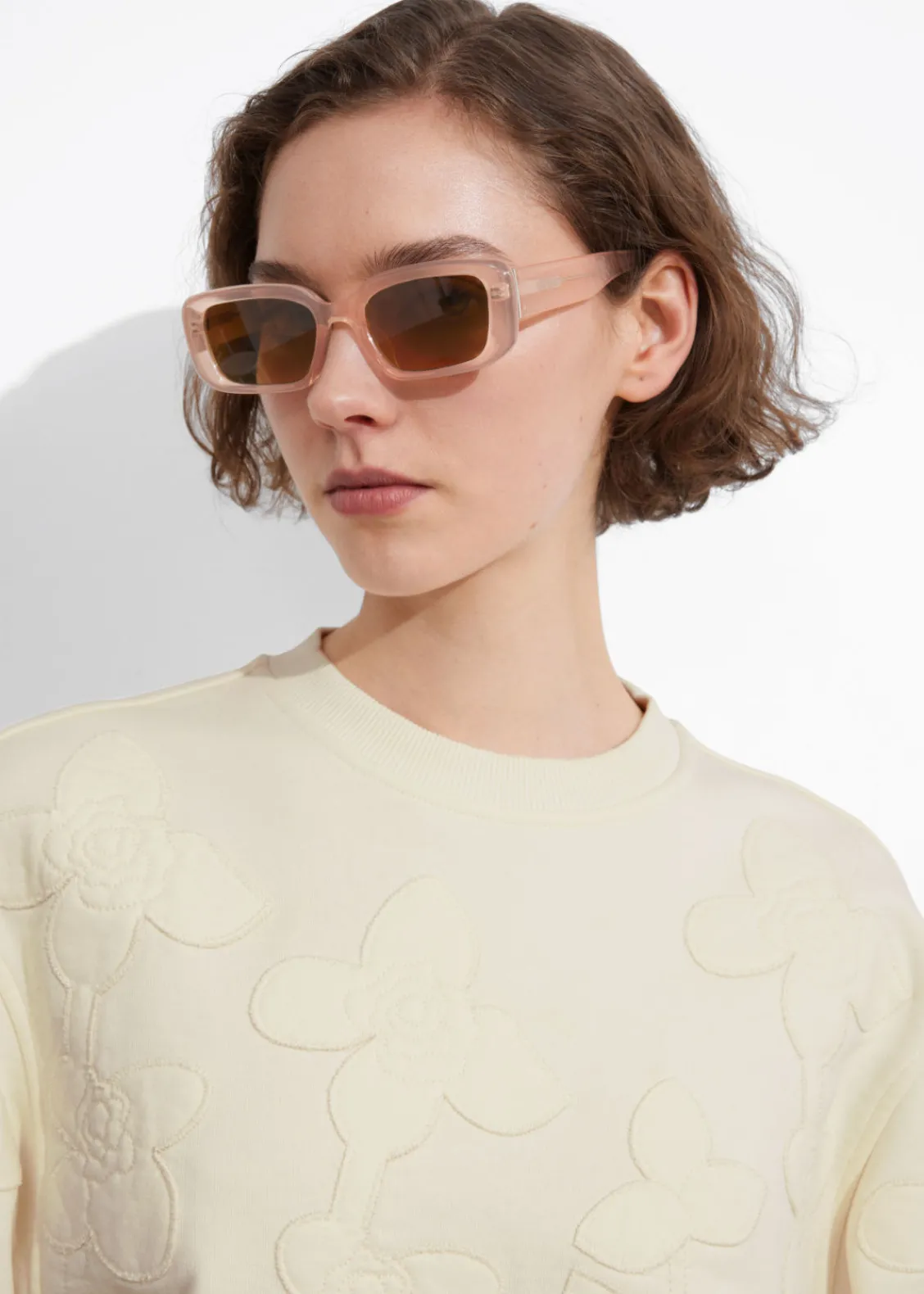 & Other Stories Sunglasses | Bold Rectangular-Frame Sunglasses