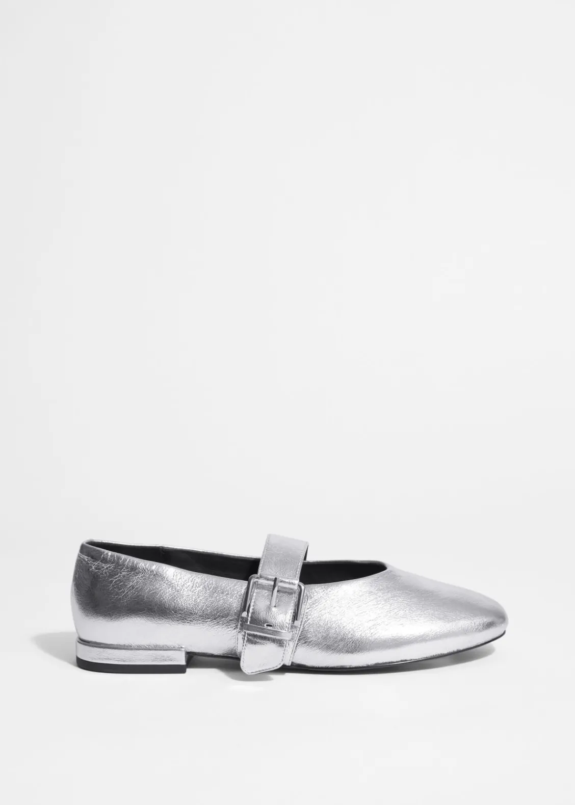 & Other Stories Loafers & Flats | Buckled Leather Ballerinas