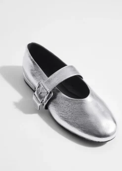 & Other Stories Loafers & Flats | Buckled Leather Ballerinas