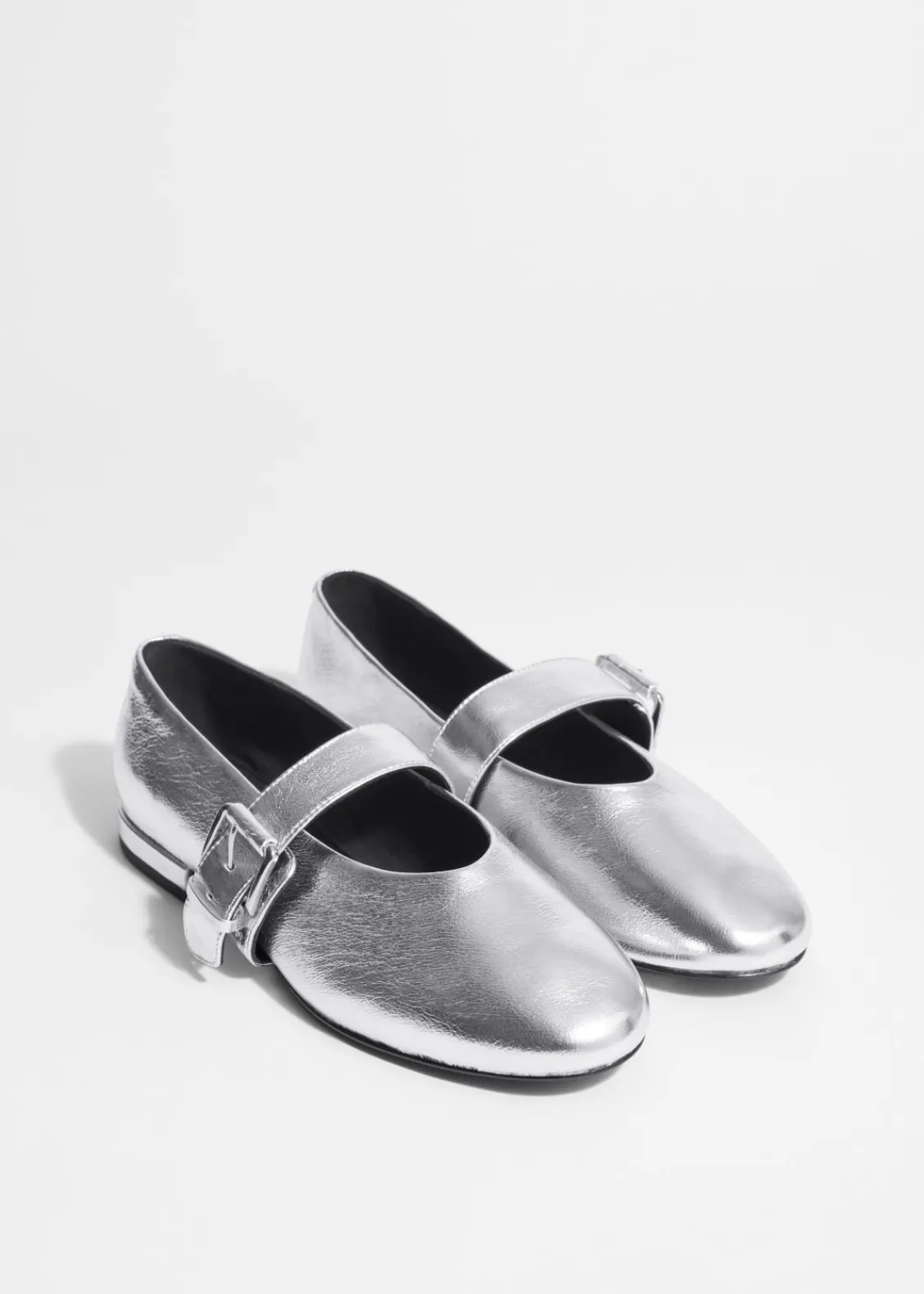 & Other Stories Loafers & Flats | Buckled Leather Ballerinas