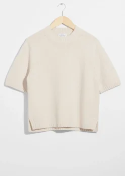& Other Stories Tops | Sweaters & Knits | Cashmere-Blend Knit T-Shirt