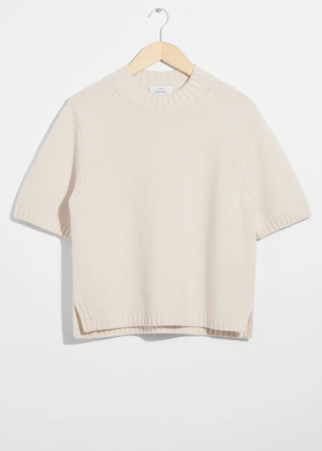 & Other Stories Tops | Sweaters & Knits | Cashmere-Blend Knit T-Shirt