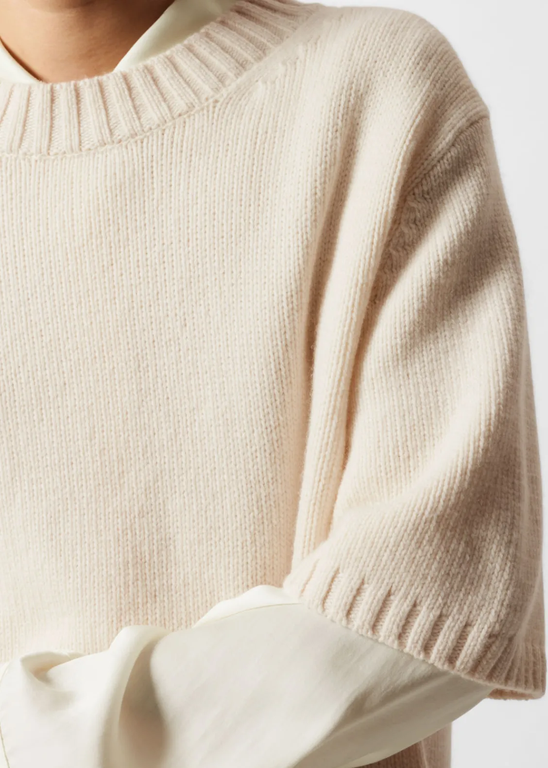 & Other Stories Tops | Sweaters & Knits | Cashmere-Blend Knit T-Shirt