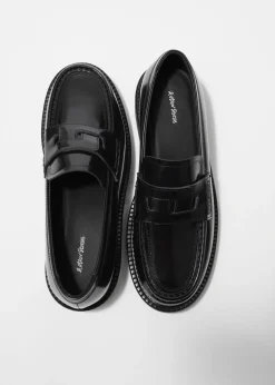 & Other Stories Loafers & Flats | Chunky Leather Loafers Black