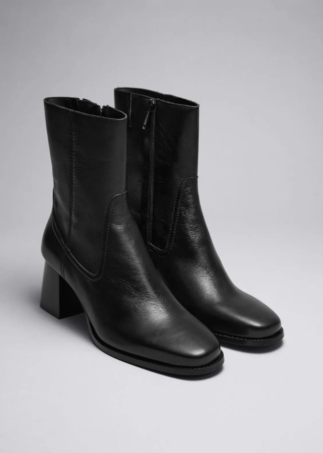 & Other Stories Boots | Classic Leather Ankle Boots