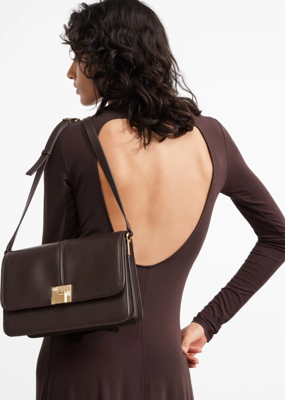 & Other Stories Shoulder Bags | Classic Leather Shoulder Bag