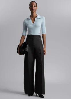 & Other Stories Tops | Sweaters & Knits | Collared Short-Sleeve Top