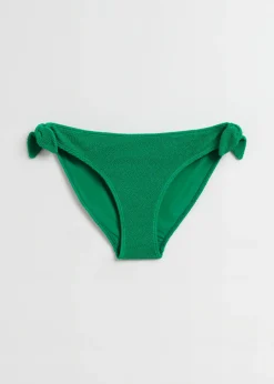 & Other Stories Swimwear | Crepe Knot Tie Bikini Bottoms
