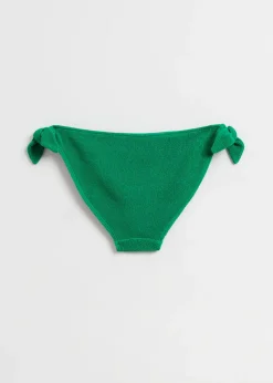 & Other Stories Swimwear | Crepe Knot Tie Bikini Bottoms