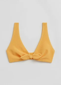 & Other Stories Swimwear | Crepe Knot Tie Bikini Top