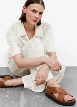 & Other Stories Loafers & Flats | Sandals | Criss-Cross Leather Sandals