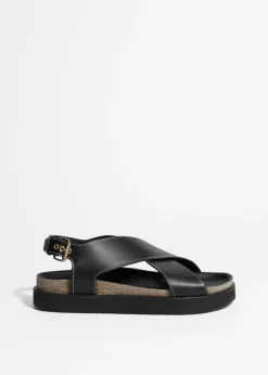 & Other Stories Loafers & Flats | Sandals | Criss-Cross Leather Sandals