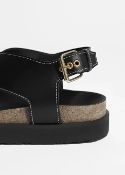 & Other Stories Loafers & Flats | Sandals | Criss-Cross Leather Sandals