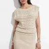 & Other Stories Dresses | Crocheted Mini Dress Beige
