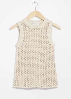 & Other Stories Tops | Sweaters & Knits | Crocheted Tank Top White