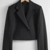 & Other Stories Sets & Suits | Outerwear | Cropped Blazer Black