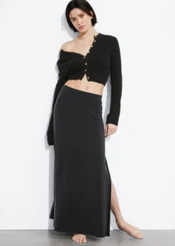 & Other Stories Sweaters & Knits | Cropped Rib-Knit Cardigan