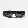& Other Stories Sunglasses | Curved-Frame Sunglasses Black