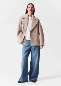 & Other Stories Outerwear | Double-Breasted Wool Jacket