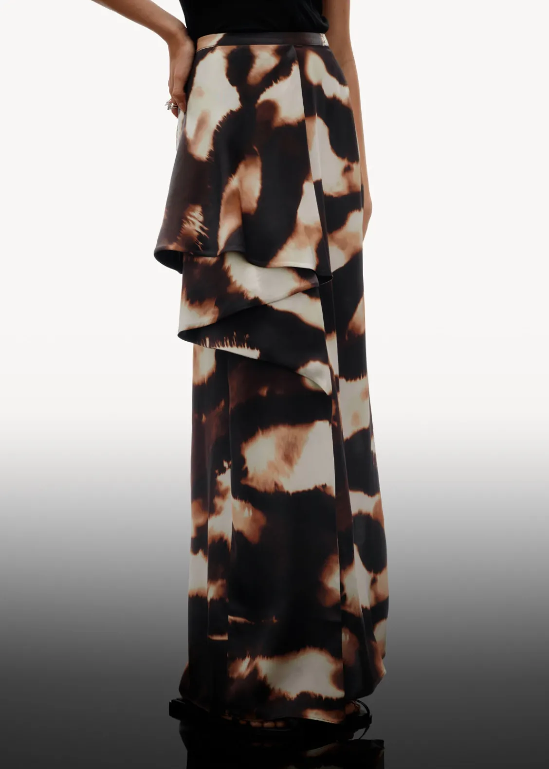 & Other Stories Sets & Suits | Skirts | Draped Satin Midi Skirt Brown