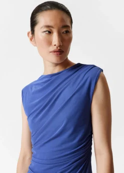 & Other Stories Dresses | Draped Sleeveless Midi Dress