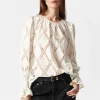 & Other Stories Blouses & Shirts | Embroidered Frill-Cuff Blouse