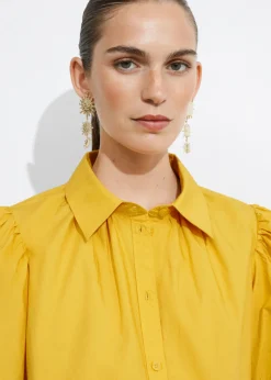 & Other Stories Blouses & Shirts | Embroidered Puff-Sleeve Blouse