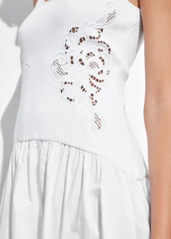 & Other Stories Dresses | Embroidered Tank Midi Dress