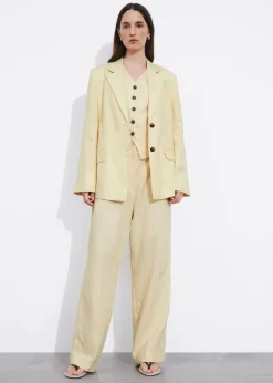& Other Stories Blazers & Vests | Outerwear | Fitted Linen Blazer