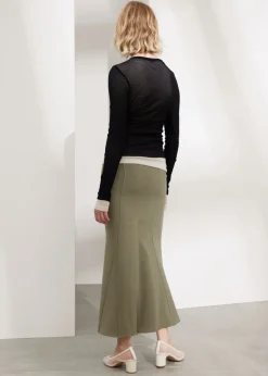 & Other Stories Tops | Fitted Mulberry Silk Top