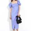 & Other Stories Dresses | Fitted Puff Sleeve Dress