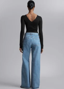 & Other Stories Tops | Sweaters & Knits | Fitted Rib-Knit Top
