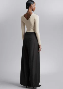 & Other Stories Tops | Sweaters & Knits | Fitted Rib-Knit Top