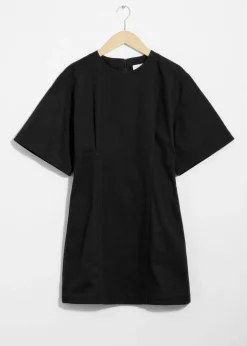 & Other Stories Dresses | Fitted Short-Sleeve Mini Dress