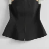 & Other Stories Sets & Suits | Tops | Flared Bustier Top Black