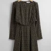 & Other Stories Dresses | Floaty Mini Dress Black Print
