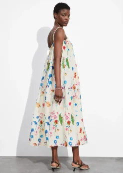 & Other Stories Dresses | Floaty Strappy Midi Dress