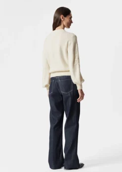 & Other Stories Sweaters & Knits | Floral-Appliqué Knit Sweater Cream