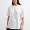 & Other Stories Tops | Floral-Appliqué T-Shirt