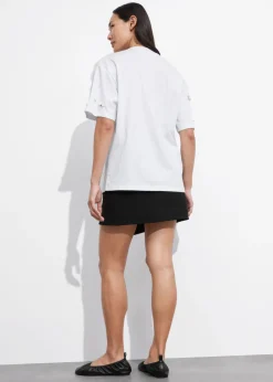 & Other Stories Tops | Floral-Appliqué T-Shirt