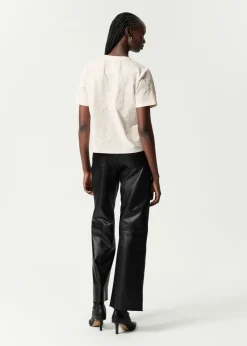 & Other Stories Tops | Floral-Appliqué T-Shirt